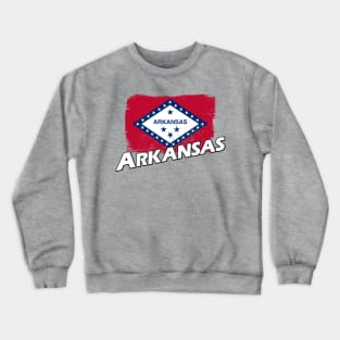 Arkansas flag Crewneck Sweatshirt